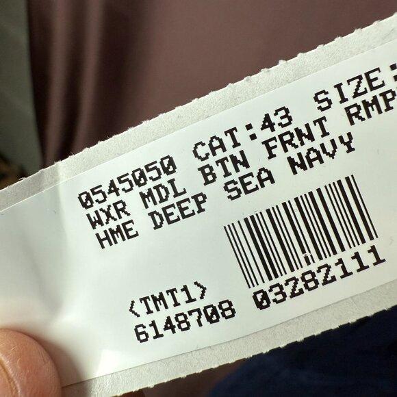 Lands' End Women's M-L,‎ 1X Deep Sea Navy Button Front Swim Cover-up Romper - Picture 9 of 11